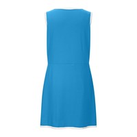 Vestido Deportivo Ajustado de Dos Piezas con Bloques de Color, Cintura Elástica y Cuello Redondo, Ideal para Citas Diarias y Fiestas de Verano