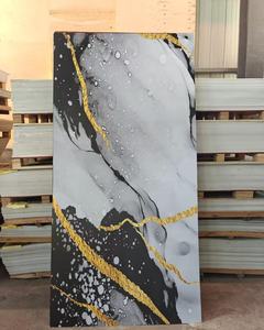 UV Korumalı PVC Mermer Levhalar Solmaya Dayanıklı Su Geçirmez Dekor Paneli ABD Kış Bahçesi Mutfak Kolay Temizlenen Yüzey Ev Kullanımı İçin - Product Image 4