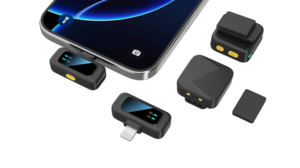 Micrófono de Solapa Inalámbrico Profesional SX36B con Condensador para iPhone, Estuche de Carga Tipo C, XLR con Cancelación de Ruido - Product Image 4