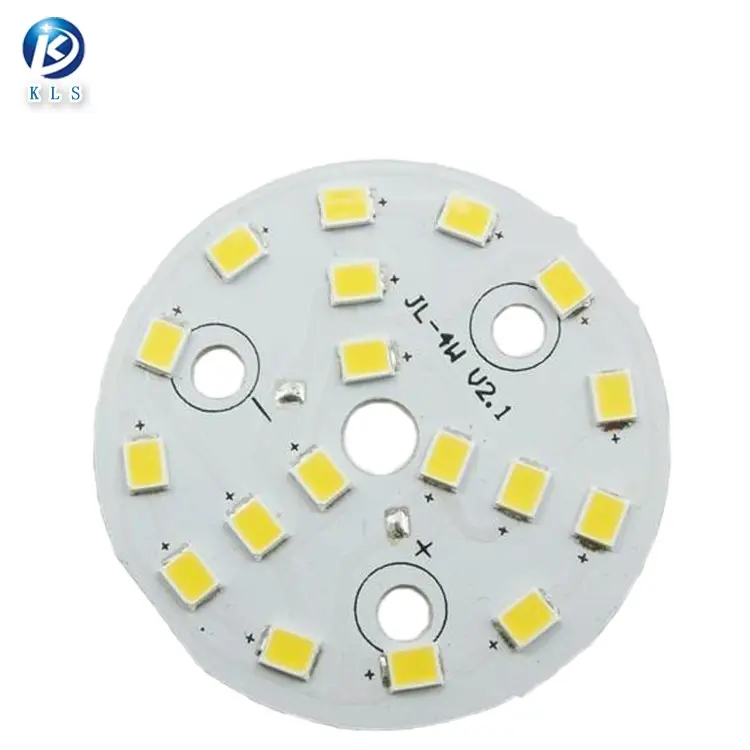 Round Pcb 12 Smd Led 2w PCBA 94V0 LED Light PCB Circuit Board Design Pcb Service