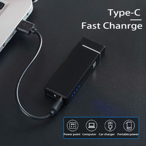 Encendedor Recargable A Prueba de Viento con Carga Tipo C, Encendedor Electrónico para Cigarrillos, Narguile y Shisha, Envío Gratis desde Inventario de EE. UU. - Product Image 4