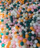 Jouet de piscine écologique coloré pour enfants, parc, boule d'océan, en plastique, pièces