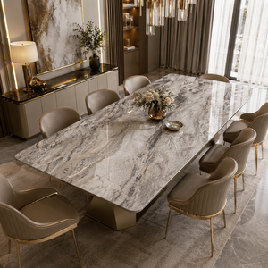New Venetian Venice Marble Look Sintered <b>Stone</b> Slab Polished Marble Look Porcelain Tile 1600 x 3200 x 12 mm for Wall - Product Image 4