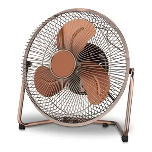 2024 nouveau Style AC 9 pouces petit ventilateur de sol oscillant électrique haute vitesse silencieux refroidissement par Air contrôle mécanique pour un usage domestique