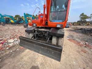 Excavadora de Ruedas Doosan DH150/DH140/DX140/DX150 de 15 Toneladas, Fabricada en Corea del Sur, de Segunda Mano, con Motor y Bomba de Alta Eficiencia - Product Image 6