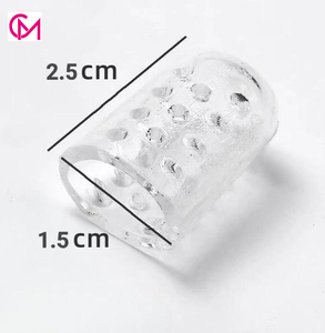 Protège-orteils en silicone transparent perforé et respirant pour <span class=keywords><strong>petit</strong></span> orteil, soin des ongles, vente en gros - Product Image 5