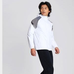 เสื้อแจ็คเก็ตออกกำลังกายแบบซิปเต็มตัวสำหรับผู้ชาย ปี 2024/2025  แบบสองชั้น กันลมและกันน้ำ สำหรับเล่นฟุตบอล พร้อมบริการ OEM - Product Image 4