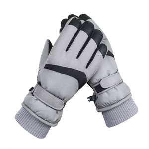 <b>Ski</b> Gloves Winter Cold-Proof Cycling Fleece-Lined Thickened Warm Sports Outdoor Touchscreen Gloves - Product Image 5