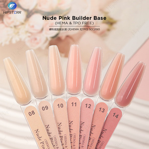 HEMA &amp; TPO FREE Nude Pink Builder Base Biab Gel in a Bottle Low Heat Nail Construction Base Gel <strong>Polish</strong> Private Label - Product Image 3