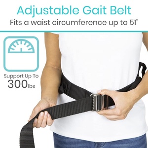 Transfer Belt With Handles Medical Nursing Safety <strong>Gait</strong> Patient Assist for Bariatric, <strong>Pediatric</strong>, Elderly, Handicap - Product Image 5