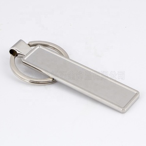 Nhà Máy Bán Buôn Kim Loại Trống Hình Chữ Nhật Hợp Kim Kẽm Xe Số Keychain Logo Hợp Kim Kẽm Vòng Chìa Khóa - Product Image 4