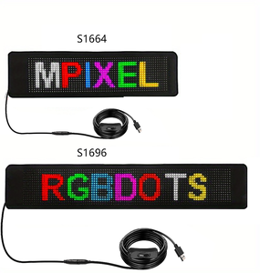 Letrero LED Programable para Automóvil, Tira de Mensajes Desplazables LED Flexible, Edición por Aplicación, Pantalla LED Flexible para Automóvil, Tienda o Negocio - Product Image 6