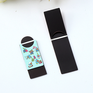 Personalized Cartoon Character Magnetic Paper Bookmark Clip Custom Paper Fold Magnetic Promotional Bookmarks for Book Mark