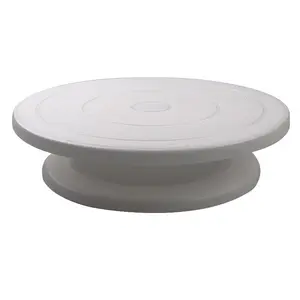 Keuken Diy Pan Bakken Tool Plastic Taart Plaat Draaitafel Roterende Anti-Slip Ronde Cake Stand Taart Decoreren Draaitafel