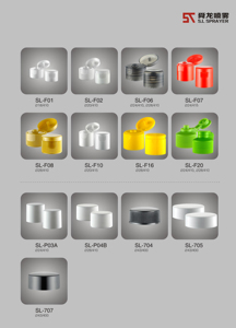 Aluminio 20/410 24/410 28/410 Tapa de disco Tapa de plástico para botella - Product Image 5