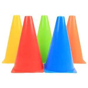 Plastic Agility Cones Flexible Sport 28cm Soccer Cones For Soccer Football Drills Training Traffic Cone