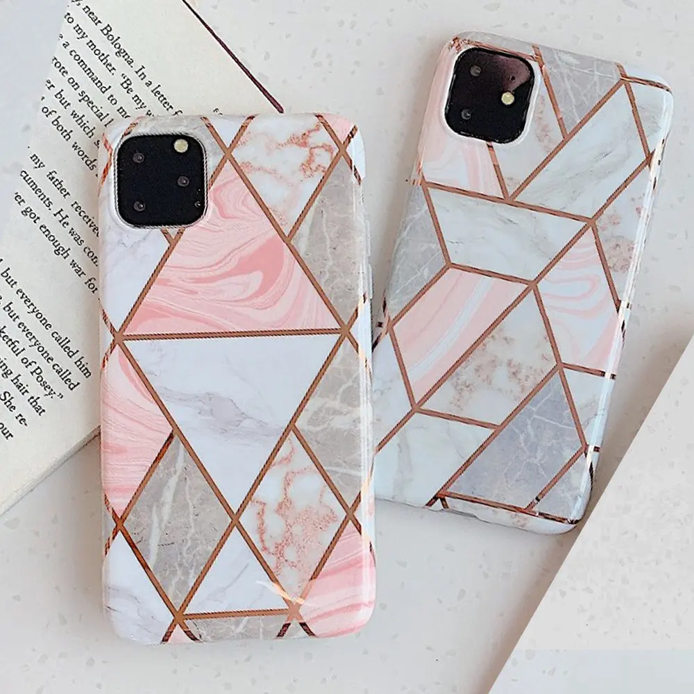 China Manufacturer Wholesale Custom Design Marble Case Cover Mobile Cell Phone Case for iPhone 11 12 X