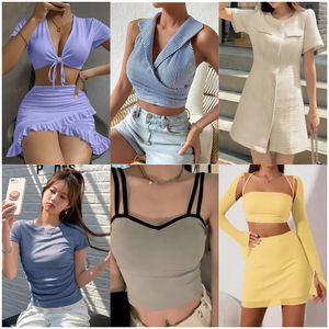 Liquidation 2023 : Vêtements pour femmes en gros – Robes décontractées, <span class=keywords><strong>T</strong></span>-shirts, emballage mixte, livraison aléatoire, stock de vêtements - Product Image 4