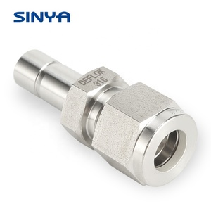 De acero inoxidable de tubo de compresión reducir Unión 316L de compresión en acero inoxidable rápidos roscados, racores neumáti - Product Image 5
