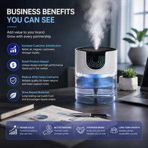Smart Ultrasonic Air Humidifier Ultra Quiet 30DB Large Transparent Water Tank Mist Humidifier for Home Bedroom Office Desktop - Product Image 6
