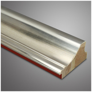 Bordure en bois 3471YK argentée 110x56,5 mm pour cadres photo, installation murale, durable - Product Image 2