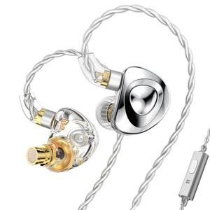 TRN <span class=keywords><strong>MT4</strong></span> 2DD-auriculares internos HiFi dinámicos duales de alto rendimiento, auriculares IEM con Monitor - Product Image 1