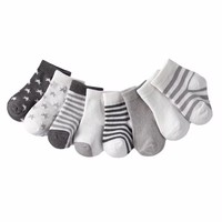 Chaussettes Bébé Personnalisées 2026 – Motif Étoiles & Rayures Adorables, Coton Antidérapant, Confortables et Respirantes, Adaptées à Toutes les Saisons