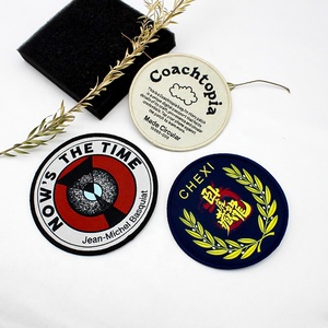 Tùy Chỉnh Dệt Sắt Trên Quần Áo Nhãn Truyền Nhiệt Áo Thun Cổ Thẻ Các Bản Vá Lỗi Với Logo Dán Cho Giày Và Túi Xách - Product Image 3