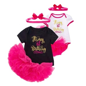 Birthday Dress 1 Year <b>Old</b> Girl New Born Baby Girl Dress Summer Clothes for Girls Party Tutu Dresses Outfit Kids Clothing - Product Image 1