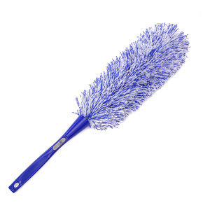 Longue époussette <span class=keywords><strong>plumeau</strong></span> antistatique de époussette <span class=keywords><strong>plumeau</strong></span> en microfibre magique colorée à la main en plastique souple pour les travaux ménagers - Product Image 3