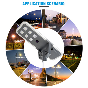 New <b>Lights</b> 12V Outdoor Lighting System All in One Led Smart <b>Street</b> <b>Solar</b> <b>Light</b> With Pole - Product Image 5
