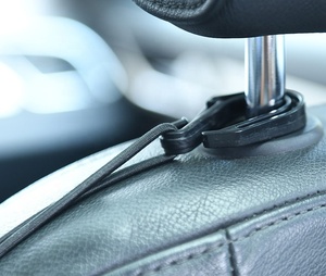 Organisateur de siège de voiture en filet de rangement, sac en filet élastique, poche de rangement épaissie, accessoires pour sac de voiture - Product Image 5
