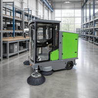 Balayeuse électrique autoportée LM-W2000, 48V100Ah, 4000W, largeur de nettoyage 79 pouces, capacité 180L, frein à disque hydraulique double