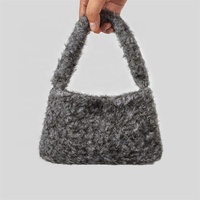 Sac fourre-tout tendance Zeyu pour femme en polaire Teddy, sac à bandoulière doux et moelleux avec chaîne, sac à main d'hiver en fausse fourrure écologique