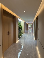 Panneau mural insonorisant en charbon de bambou Oulosen, luminescent, moderne, pour chambre à coucher, escalier, grain de bois, décoratif, installation rapide