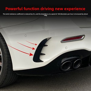Compatible avec les modèles A-Class W177 Sedan A180 A200 A35 AMG 2018+, déflecteur d'air arrière à clipser, modification des kits de carrosserie, AMP-Z-231 2018+ Merc - Product Image 3