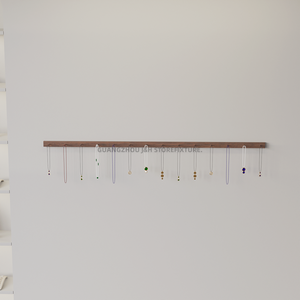 Nueva pantalla colgante, estante colgante montado en una sola <span class=keywords><strong>pared</strong></span>, llaves, joyería, collar, pulsera, cordón colgante, gancho de exhibición, estante, escaparate - Product Image 3