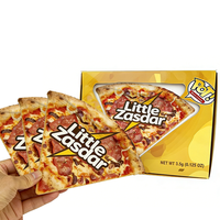 Sacs Mylar personnalisés imprimés 3.5g et boîte, pochettes stand-up pour pizza, anti-odeur, format 8ème (3.5g), découpées sur mesure, sacs Mylar exotiques avec coffret