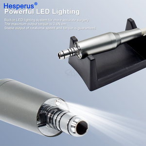 มอเตอร์ไฟฟ้าไร้แปรงถ่านสำหรับทันตกรรม LED ความเร็ว 2000-40000 รอบต่อนาที แรงบิด 3.4 นิวตันซม. เสียงรบกวน <60 เดซิเบล แบบ 2/4 รู ใช้ได้กับแฮนด์พีซทันตกรรม อัตราทด 1:1/1:5/16:1 - Product Image 4