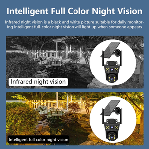 Cámara PTZ Solar de Alta Calidad para Exteriores 4G E 3+3MP con Doble Lente, Rotación Panorámica e Inclinación, con Ranura para Tarjeta SIM 4G - Product Image 3