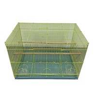 Grande cage à perroquets, cage à oiseaux en métal robuste, cage à oiseaux à plusieurs niveaux, logement pour animaux de compagnie pour oiseaux et petits animaux