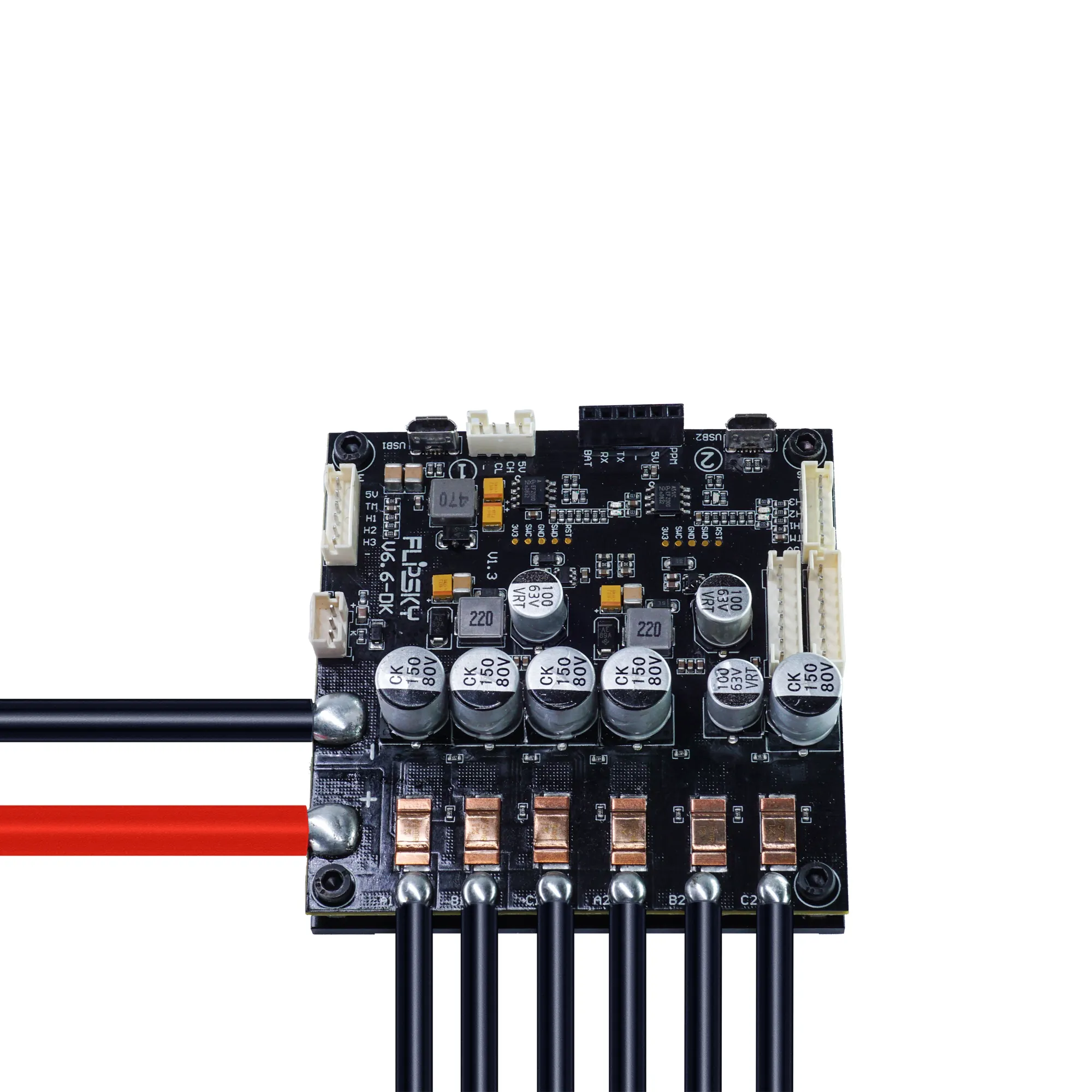 Flipsky 이중 전자 속도 컨트롤러 vesc 6 200a 60v 13s 브러시리스 모터 esc 전기 스케이트 보드