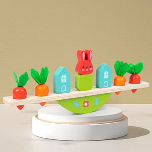 Juguete Educativo de Madera, Bloques de Apilamiento de Equilibrio, Divertidos Bloques de Construcción, Juguete de Equilibrio de Animales Popular para Niños - Product Image 3