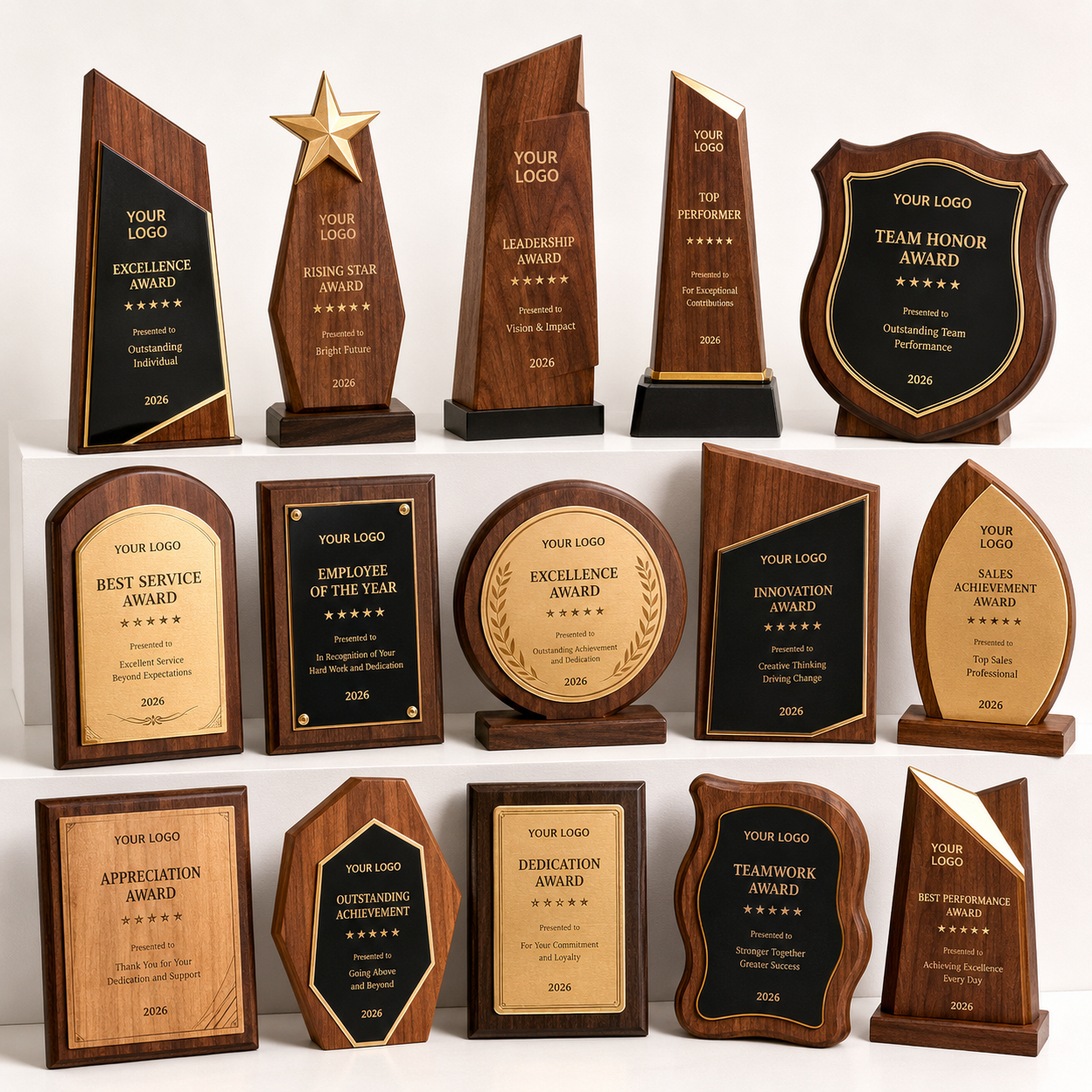 Wooden trophy