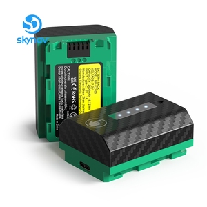 Pack de 2 batteries d'appareil photo 2600mAh pour Sony A7iii A7iv <span class=keywords><strong>A7C</strong></span> FX3 <span class=keywords><strong>A6600</strong></span> avec charge directe USB-C, indicateur LED, NP-FZ100 OEM - Product Image 1