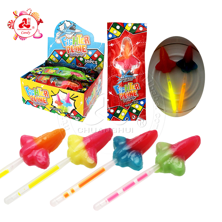 plane glow lollipop