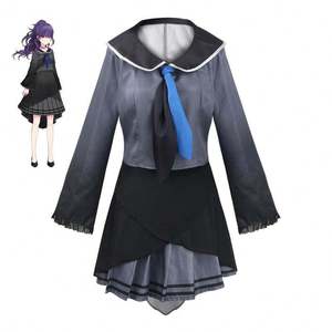 Disfraz de <span class=keywords><strong>Cosplay</strong></span> de <span class=keywords><strong>Anime</strong></span> Project Sekai Colorful Stage Feat Akiyama Mizuki, Peluca Amia, Zapatos, Uniforme Escolar JK para Mujer, Vestido de Marinero - Product Image 3
