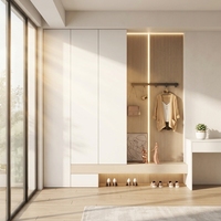 Armoires sur mesure pour toute la maison, style européen, doré, moderne, minimaliste, mobilier de chambre, dressing autoportant GOOCOO, garantie 1 an