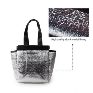 Bolsa Térmica Aislada con Logotipos Personalizados, Bolsa de Polipropileno No Tejido para Entrega de Alimentos, Refrigerador Portátil - Product Image 5