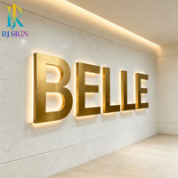 Letrero Comercial LED Personalizado de Alta Calidad, Iluminado, Resistente al Agua para Exteriores, Letras de Canal Acrílicas 3D, Letrero Publicitario con Logotipo para Tienda